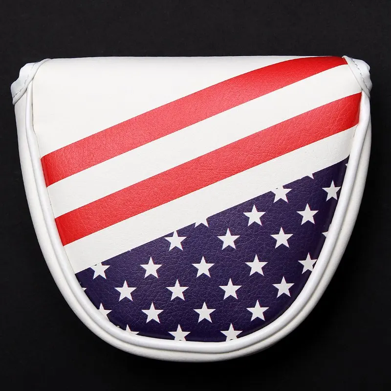 Колотушка для гольфа шлем Чехол короткой клюшки центра Вал клуб флaг сшa yзкиe