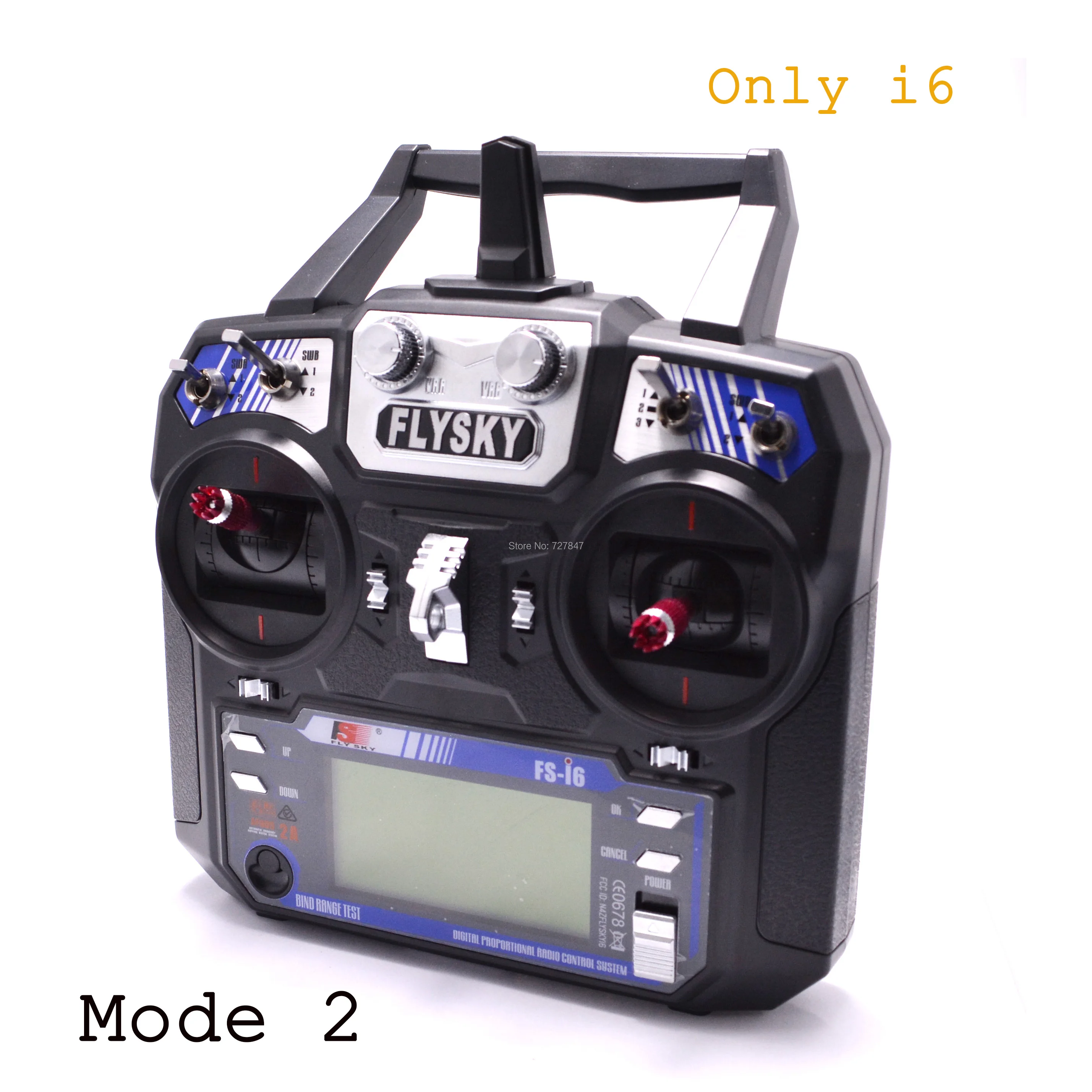 FLYSKY FS-i6 i6 2.4G 6CH AFHDS Transmitter With iA6B X6B A8S R6B iA10B RX2A Receiver Radio Controller for RC FPV Drone Airplane | Игрушки и