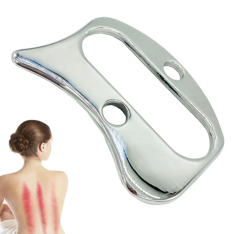 304 соскабливающая доска из нержавеющей стали для тела массажная пластина Guasha