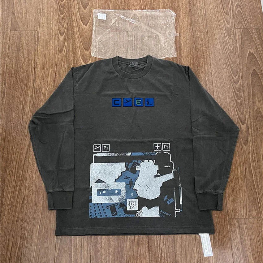 

Loose CAVEMPT C.E CE 20SS OVERDYE FLIGHT T shirt Top Version Men Women T Shirt Cav empt T-shirt