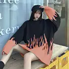 Свитер оверсайз, длинный вязаный пуловер с круглым вырезом