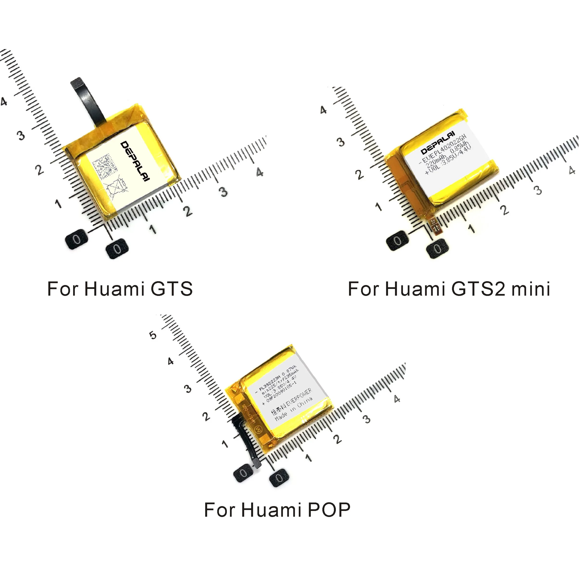 Для смарт-часов Huami Amazfit GTS A1913 POP A2009 GTS2 перезаряжаемые литий-ионные полимерные