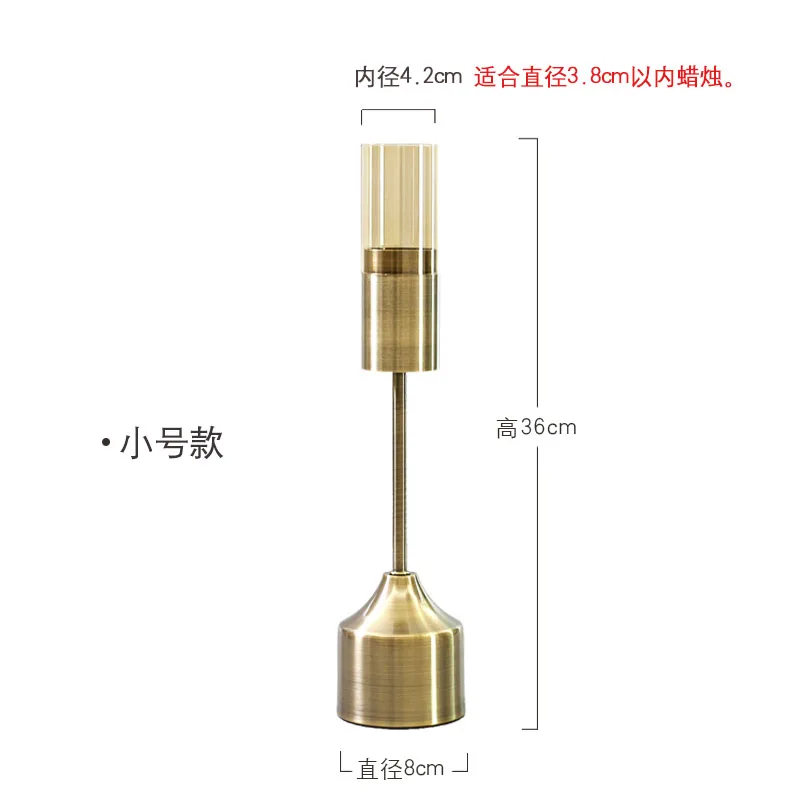 

Vintage Metal Wedding Candle Holders Decor Menorah Geometric Nordic Style Candle Holder Pillar Porta Velas Dinner Table BW50ZT