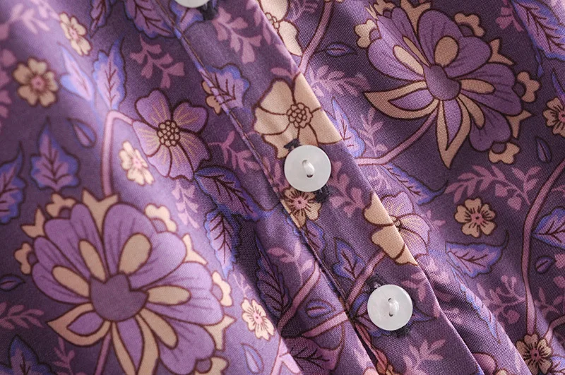 

2021Boho Dress V-neck Tassle Summer Dress Vintage Cotton Baby-doll Style Short sleeve Flutter Hem Bohemian Dress for Eomen A902