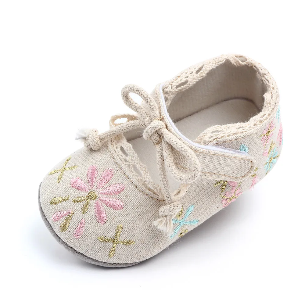 Autumn Soft Soled Baby Girls Shoe Cute Boots Christening Baptism Shoes | First Walkers