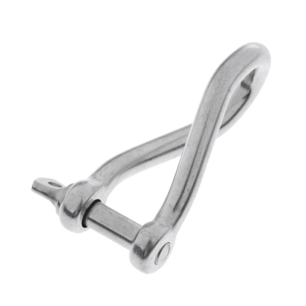

8mm Yacht Marine Grade Stainless Steel Twisted Anchor Shackle