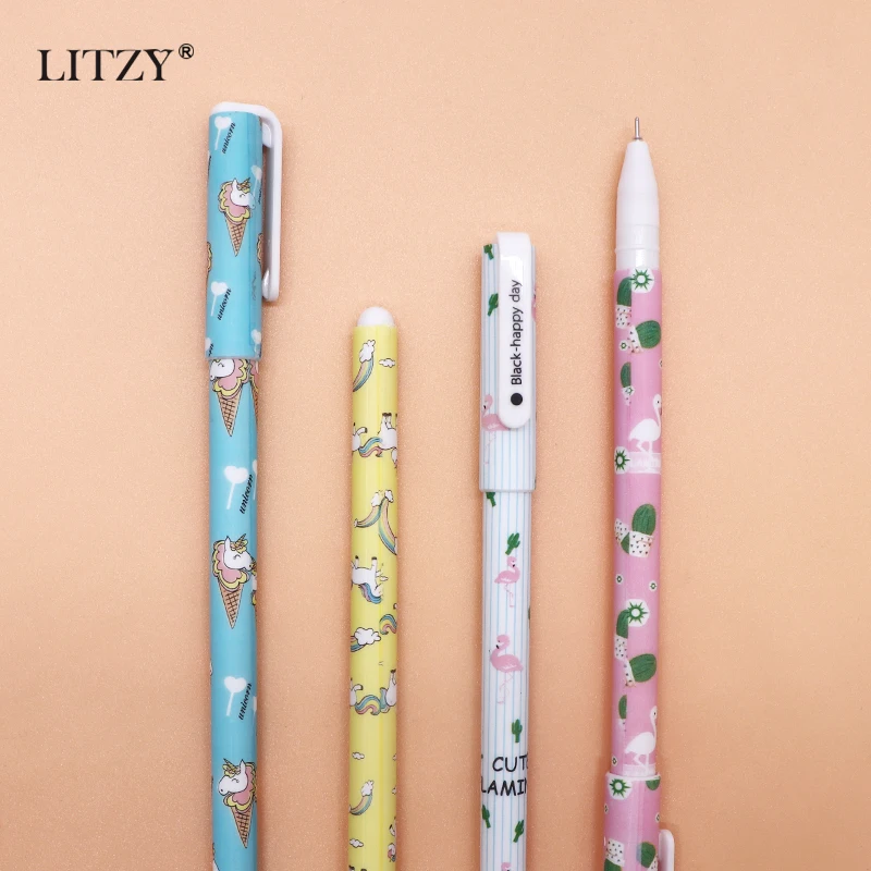 10 цветов набор ручек с единорогом школьная гелевая ручка шт./лот цветные гелевые