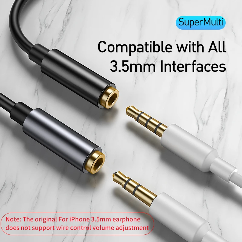 Адаптер Aux Baseus с USB Type C на 3 5 мм аудиоадаптер для наушников Huawei Xiaomi Oneplus кабель OTG