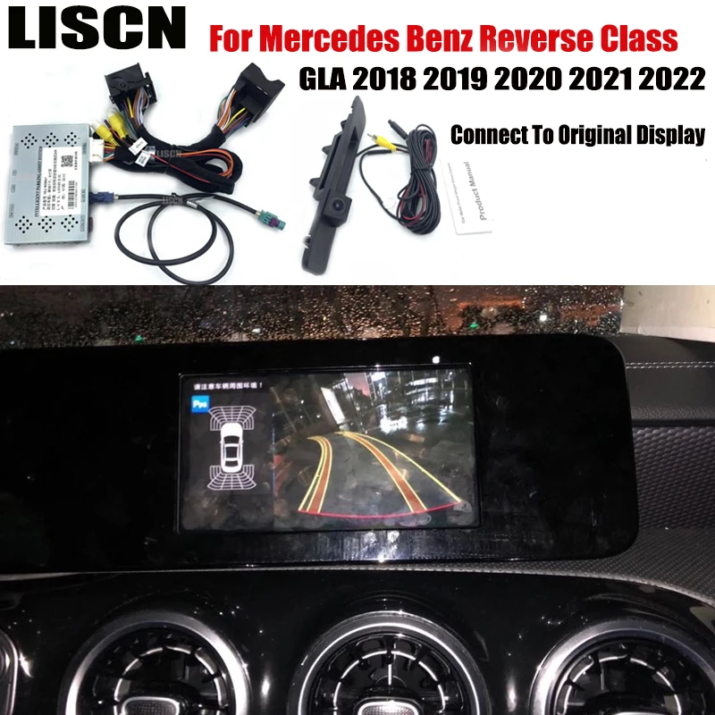 For Mercedes Benz Class GLA 2018 2019 2020 2021 2022 Reverse Parking Decoder Front Rear camera OEM Display interface