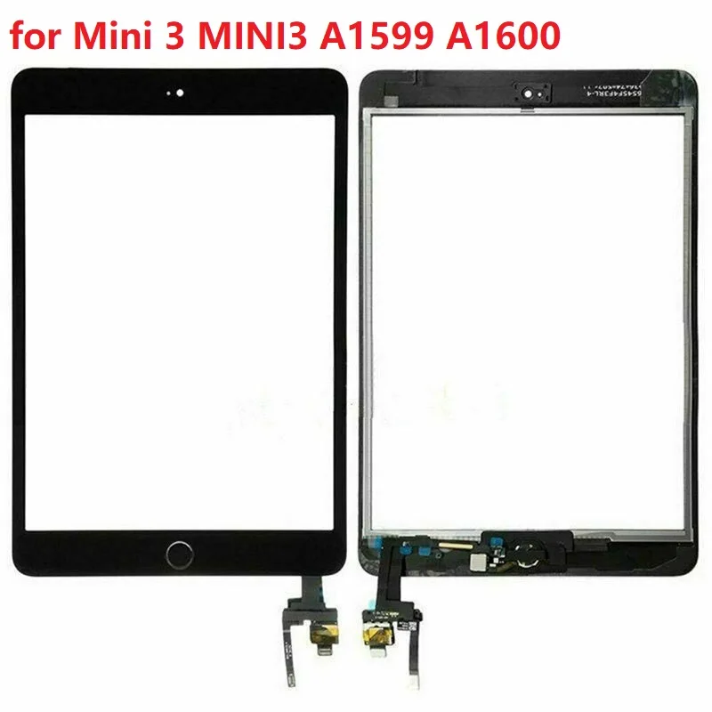 Сенсорный экран для iPad Mini 3 MINI3 A1599 A1600, сенсорный экран, переднее стекло, дигитайзер, экранная панель