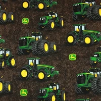 cartoon deere tractor design 100 cotton fabric patchwork digital printing for kids clothes diy sewing material