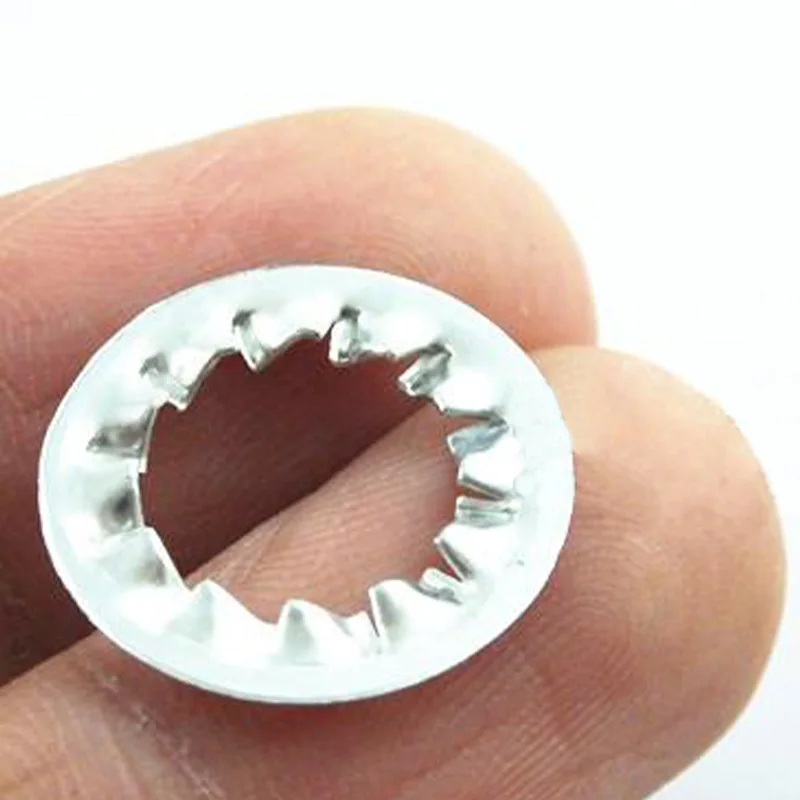

200pcs M10 Internal Toothed Gasket Washer Lock Washer Internal Locking Washers