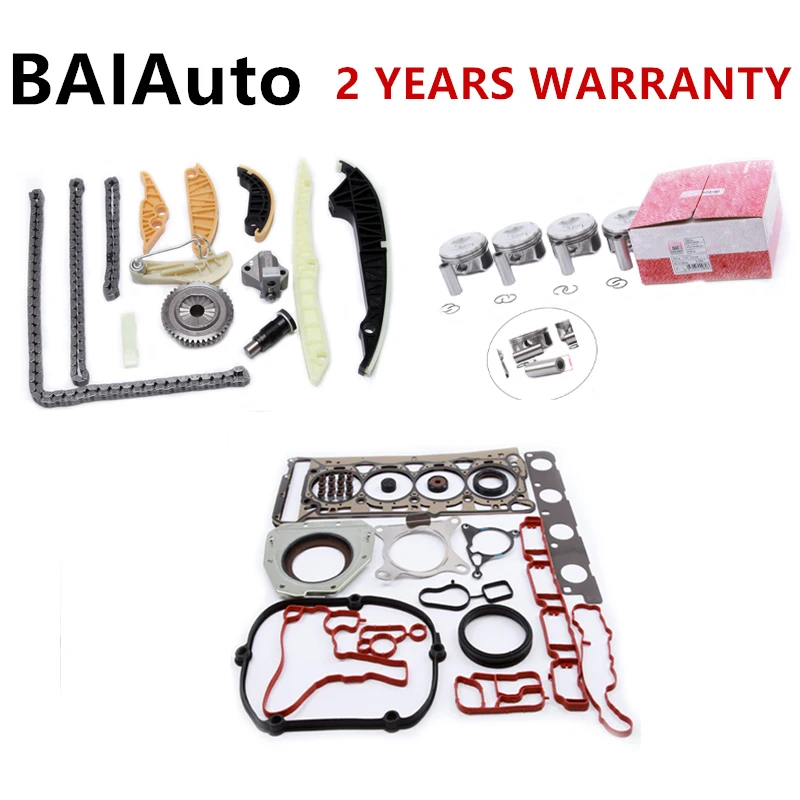 

06H109467N Piston Rings Timing Chain Tensioner Cylinder Gasket Engine Repair For Audi A4 Q5 TT VW Passat Golf 2.0T 06H107065AM