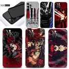 Чехол для Apple iPhone 11, 13, 12 Pro Max Mini, X, XR, XS Max, 6, 6S, 7, 8 Plus, 5 ярких цветов (2020), чехол с черным клевером, Asta, лучший друг Yuno