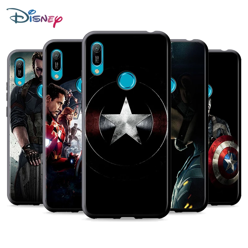 Funda de teléfono suave de Capitán América Marvel para Huawei P Smart 2021 2020 Z S Mate 40 RS 30 20