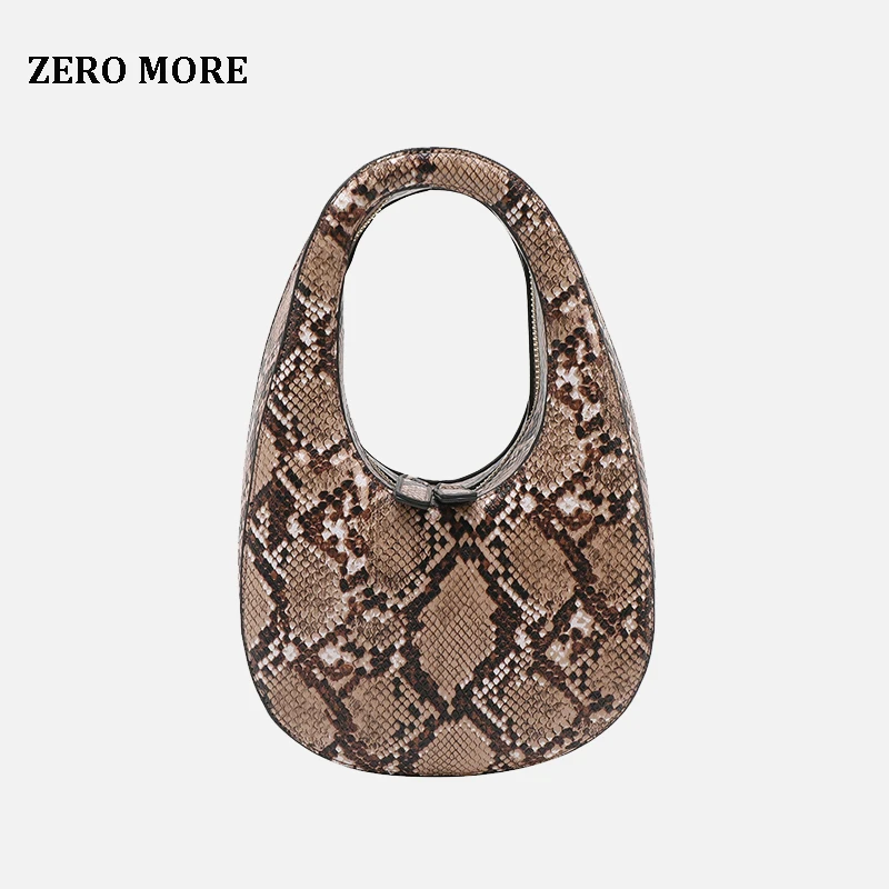 2020 новые кожаные сумки Мини гусиная сумка в виде яйца Змеиный узор овальная