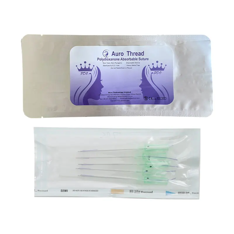 Корейская Стерильная v образная рассасывающаяся косичка для лица с