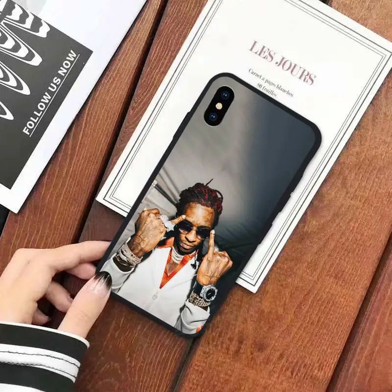 

American Young Thug Rapper Phone Case for iPhone 11 12 mini pro XS MAX 8 7 6 6S Plus X 5S SE 2020 XR