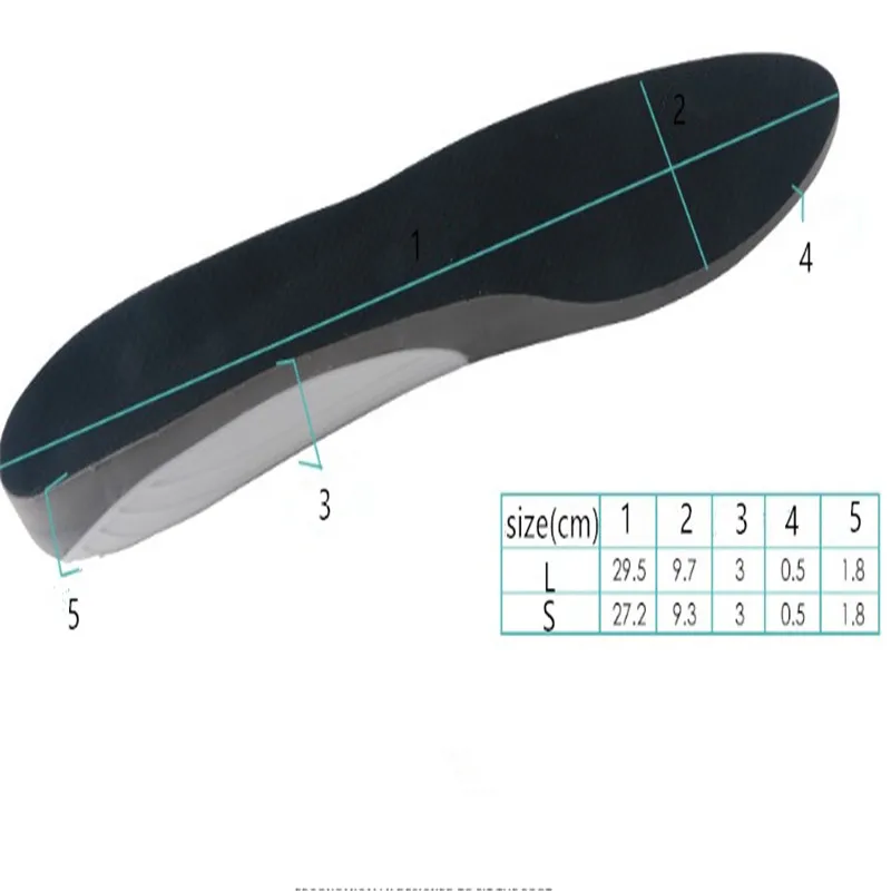 

1 Pair Arch Support Insoles Heightening Sports Shock Absorption Feet Shoes Pad Running Hiking Breathable Insert Summer Men