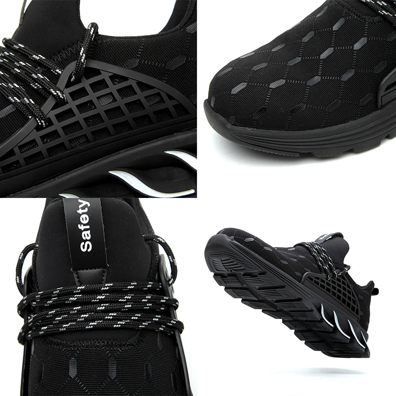 MWSC 2020 Newest Men Safety Work Shoes Anti-smashing Steel Toe Cap Boots Indestrcuctible Construction Sneakers | Обувь