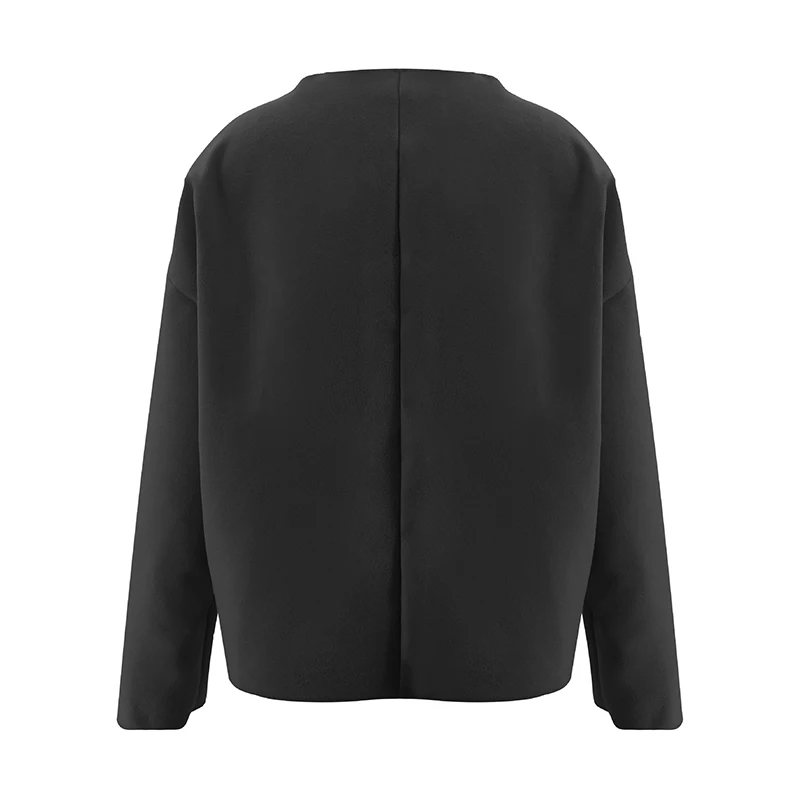 

Cardigan Long Sleeve Solid Color Coat Fashion Women's Jacket Sexy Elegant Women's Blend Coat 2019 Autumn and Winter Casual Tops