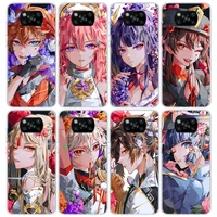 Genshin Impact Raiden Shogun Baal Phone Case For Xiaomi Poco NFC Note Pro CC9 Lite 10T 11T Soft