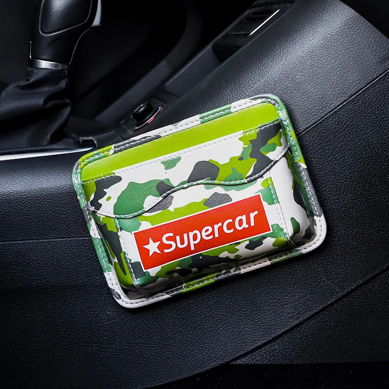 black car phone holder phone pocket in car pu leather car storage bag pasty phone box car sundries bag car accessories free global shipping