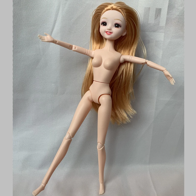 

New 30Cm Doll BJD 1/6 20 Joint Naked Body Cute Smiley Diy Toy for Children Girls Gift Kids Toys Not Include Clothes