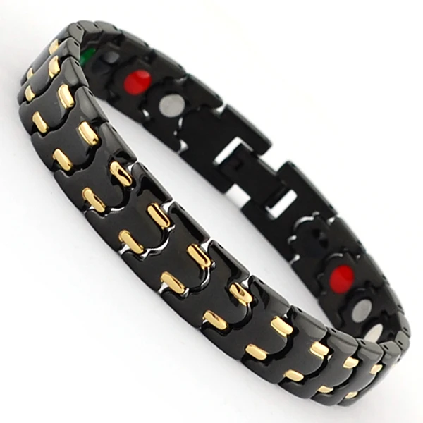 Браслет 5 в 1 из нержавеющей стали с ИК-излучением Германия и отрицательными