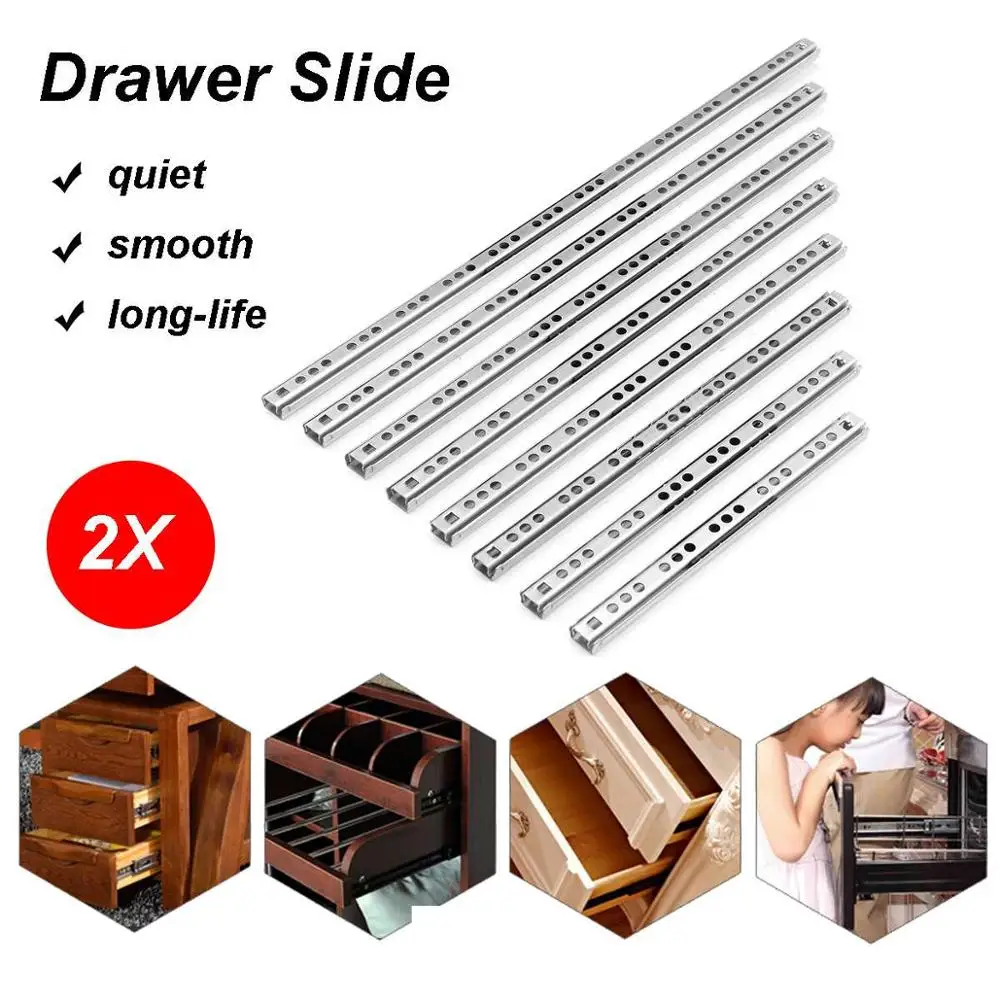 Шариковый подшипник слайд для мебели скользящий стальной шарикоподшипник