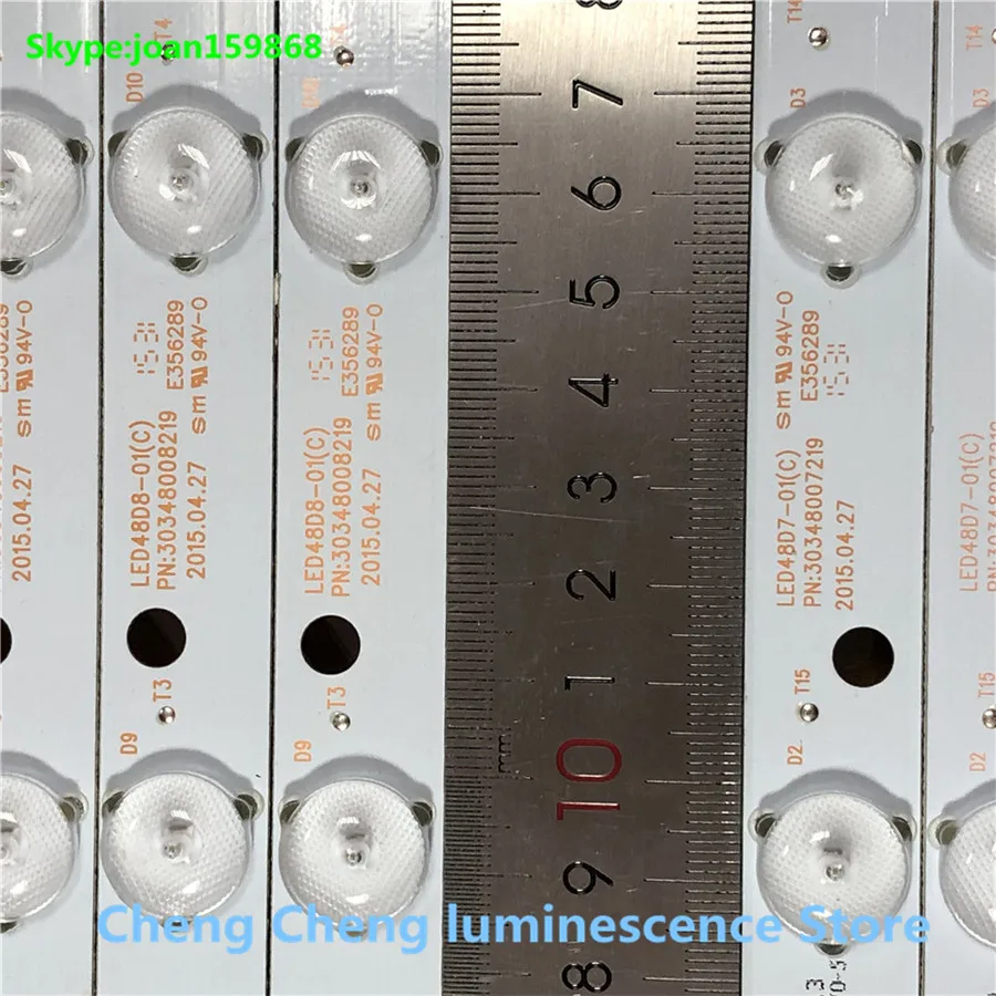 Подсветка ЖК-экрана для Haier LE48F3000W 40 шт./лот LED48D7-ZC14-01 LED48D8-ZC14-01 30348008201 30348007201 | Лампы и
