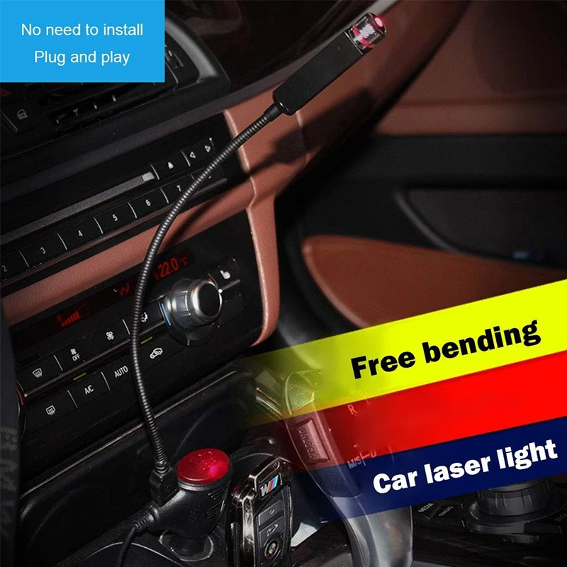 Светодиодная лампа для крыши автомобиля проектор гибкий ночник атмосферная