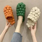 Шлепанцы женские из ЭВА, массажная мягкая подошва, модные сандалии, сланцы-пузыри, домашние уличные тапочки, 2021