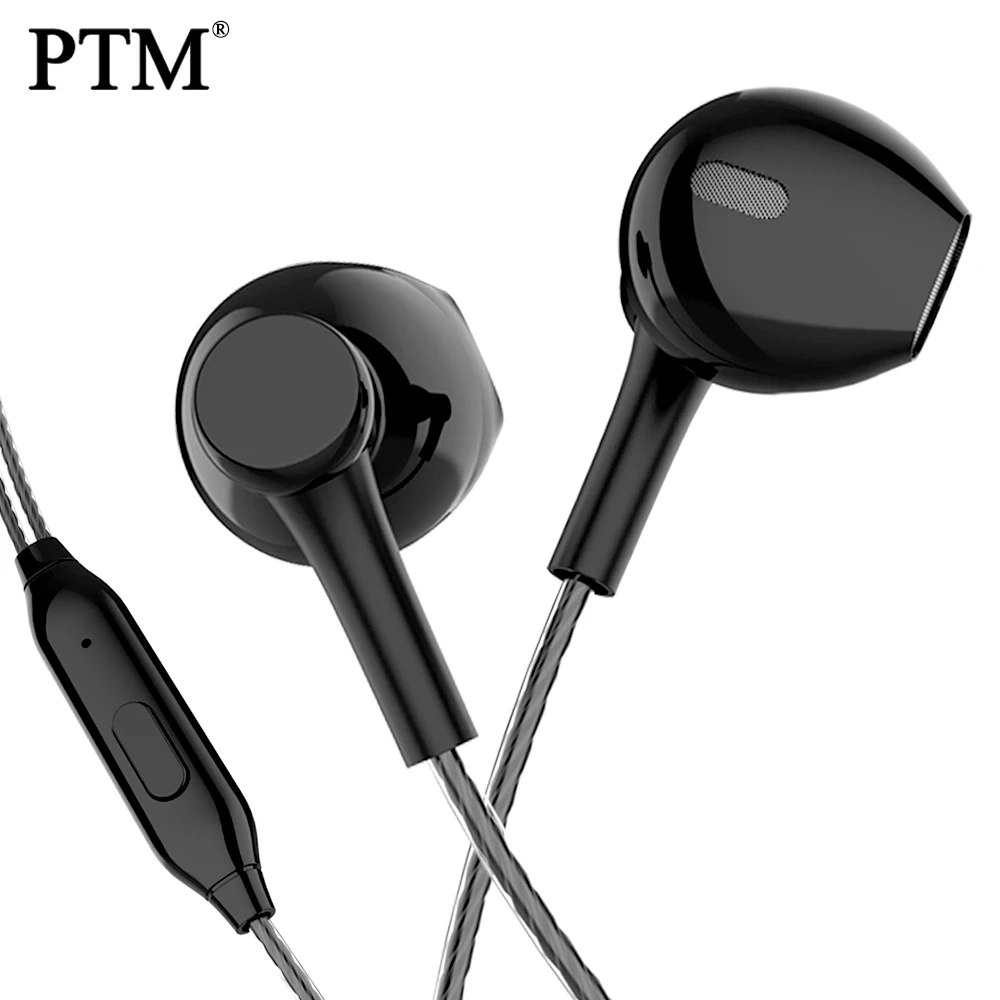 PTM P7S наушники-вкладыши бас-наушники стерео Проводная гарнитура с микрофоном для