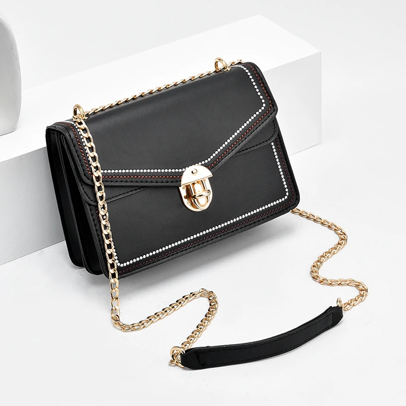 

New Woman Shoulder Bag Fashionable Simple Chain Messenger Bag High Quality Luxury Designer Handbag 2021 New Female Underarm Bag