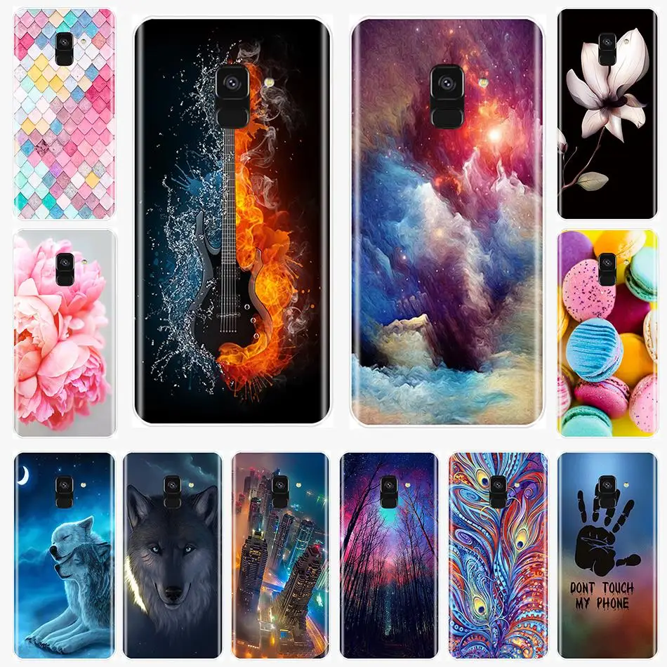 

TPU Back Cover For Samsung Galaxy A3 A5 A7 2016 2017 Soft Silicone Colorful World Phone Case For Samsung Galaxy A6 A8 Plus 2018