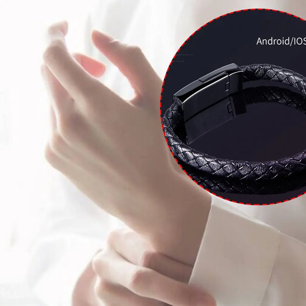 Креативный браслет кабель передачи данных для Apple Android type-C мобильного телефона из