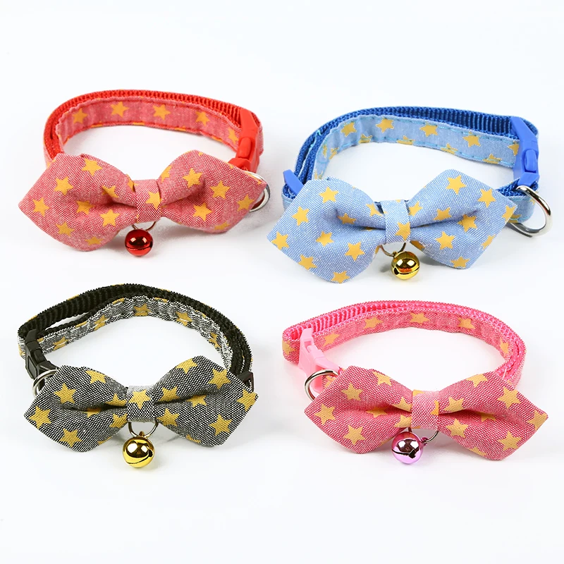 600 шт./лот новый регулируемый милый галстук ошейник для собак кошек питомцев