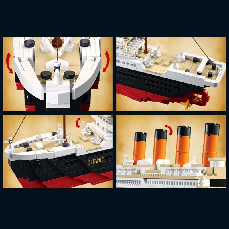 Титаник RMS фильм знаменитый корабль лодка 3D фигурки Романтическая любовь