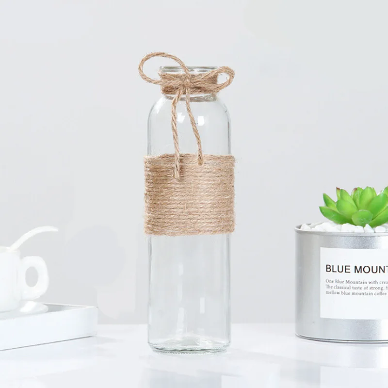 Стеклянные вазы прозрачная Гидропоника для воды Фотополимерная ваза сухих