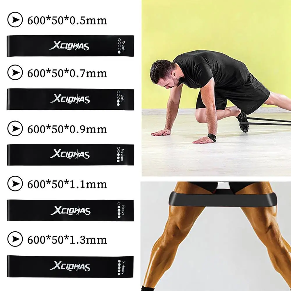 XC LOHAS Эспандеры 10 50lbs спортзал для йоги и пилатеса тренировки Фитнес резинок 5