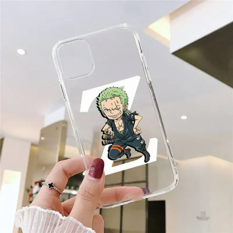 

One Piece straw hat Luffy Phone Case Transparent for iPhone 6 7 8 11 12 s mini pro X XS XR MAX Plus SE cover funda