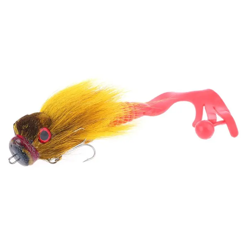 

Soft Grub Shallow Hooks Big Bait 3D Deer Hair Mouse Lure Fishing Accessories