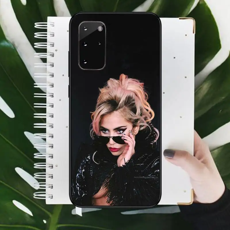 

Lady gaga American famous star Phone Case For Samsung galaxy S 9 10 20 A 10 21 30 31 40 50 51 71 s note 20 j 4 2018 plus