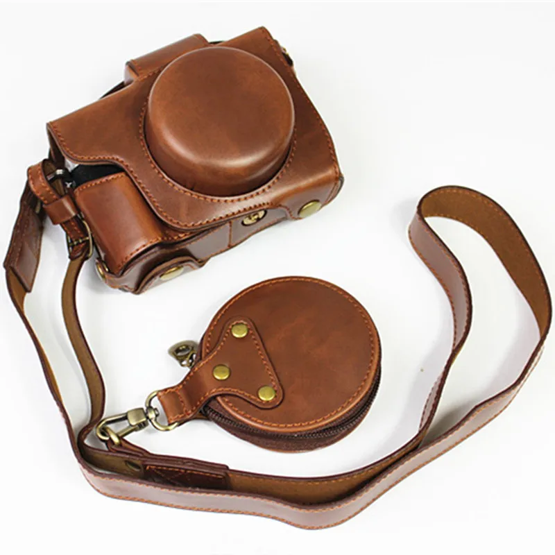 

Suitable for Olympus E-M10 Mark IV camera bag leather case em10 four-generation protective sleeve em10 4 shell