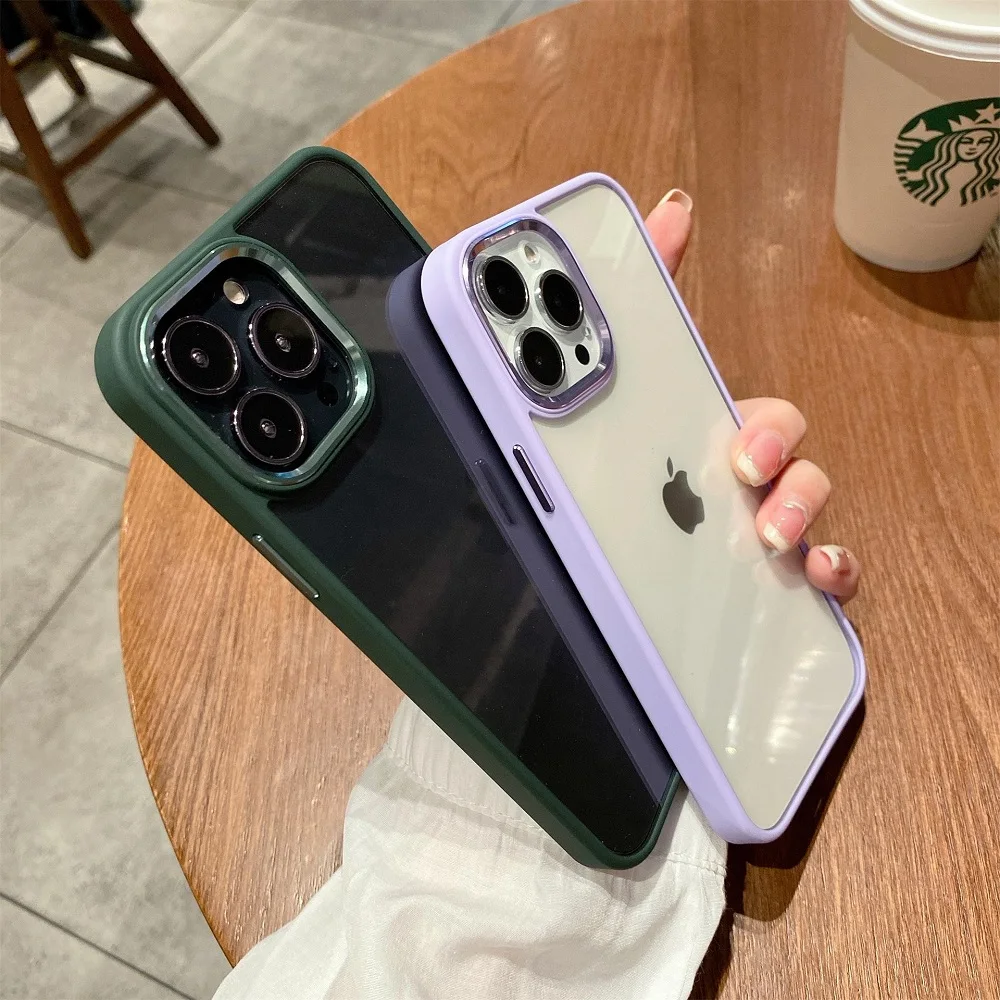 Новый роскошный экологически чистый прозрачный чехол для iPhone13 12 11 Pro Max