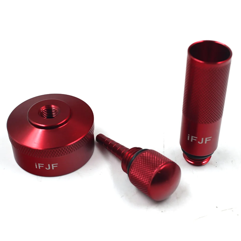 Алюминиевый красный удлиненный переходник с газовой крышкой воронка для замены