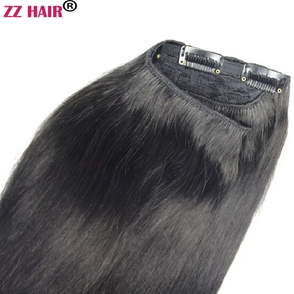 ZZHAIR 200 г 30 дюймов 32 дюйма машинная работа волосы без повреждения кутикулы набор из