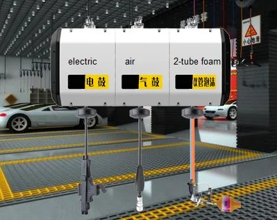 3 комбинированных бака композитная коробка автомобильной катушки шланга воды