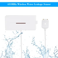 ewelink 433mhz wireless water leakage sensor water leaks intrusion detector alert water level overflow alarm